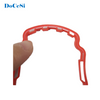 Silicone Ring Gasket Rubber Stripe Merah Disesuaikan