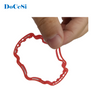 Silicone Ring Gasket Rubber Stripe Merah Disesuaikan