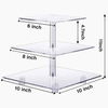 Tampilan Stand Dekorasi Acrylic Cupcake Tower Holder